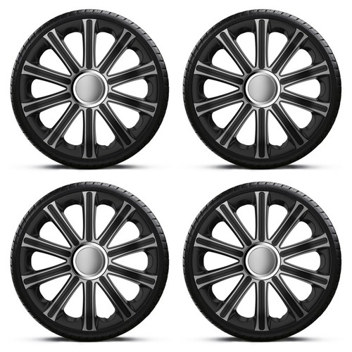 Radkappen zoll schwarz - 16,
